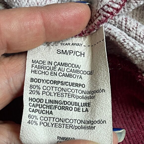 Men's Under Armour Rival Fleece Hoodie Sweatshirt, League Red, Size Small - Picture 10 of 10